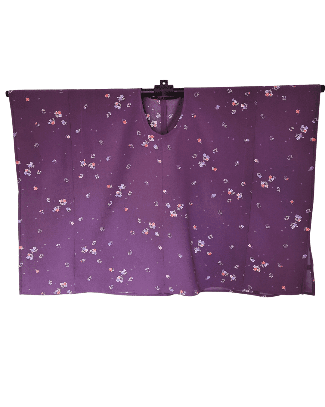 Vintage Haori Poncho Damen lila