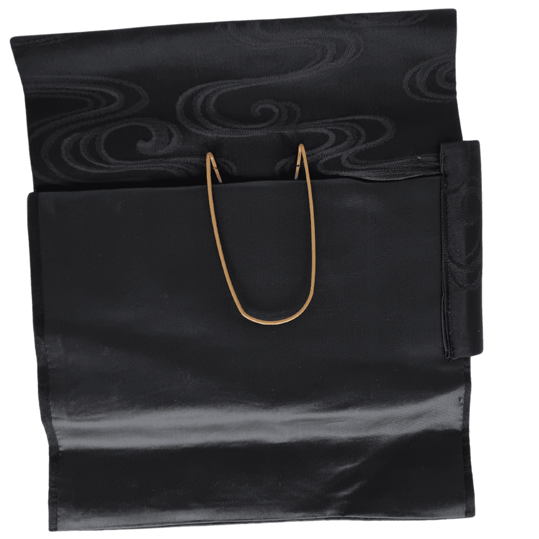 Vintage Taiko Musubi Obi Set schwarz
