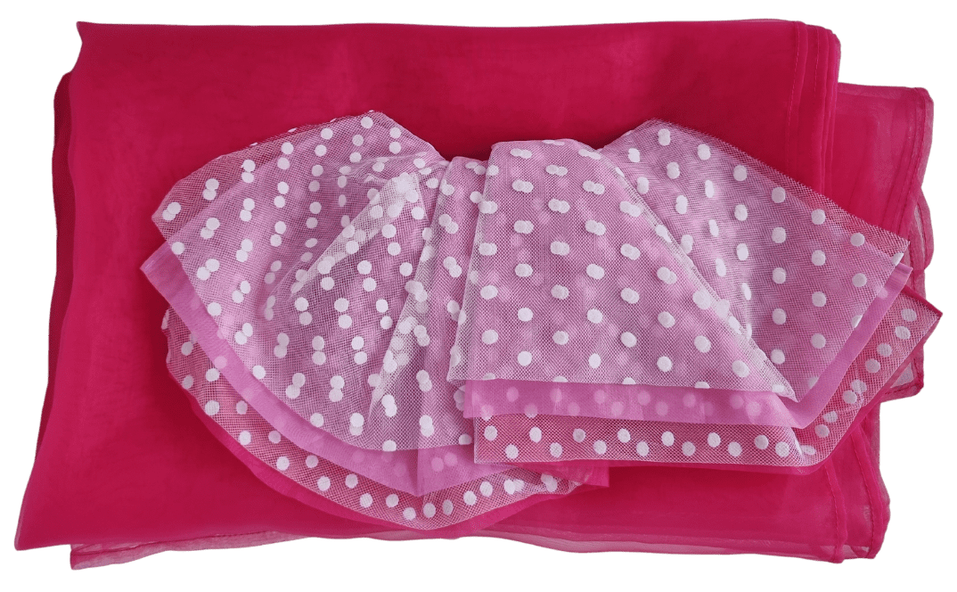 Vintage Tsukuri Obi in pink für Mädchen