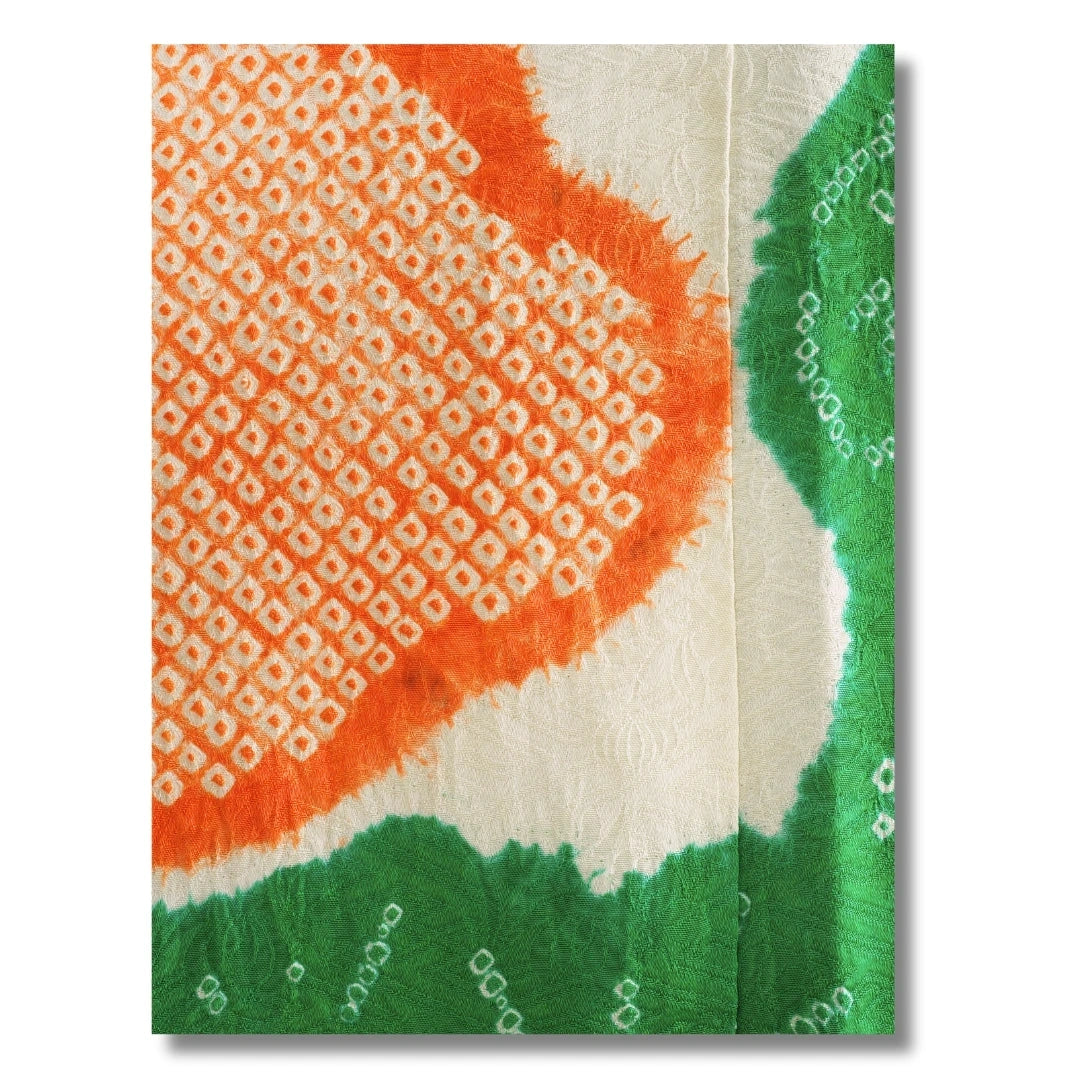 Vintage Damen Furisode Kimono mit Shibori-Muster