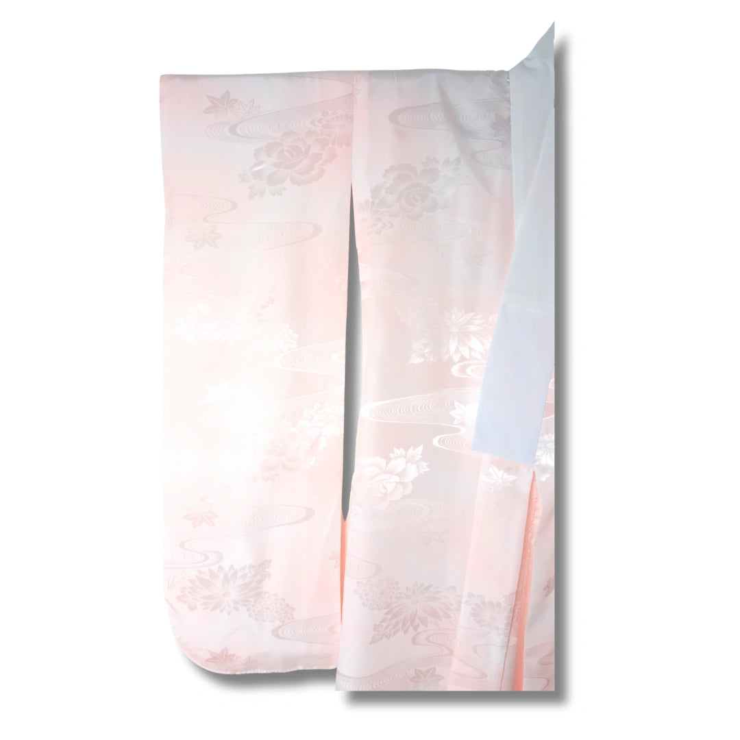 Vintage Damen Furisode Naga-Juban in Rose