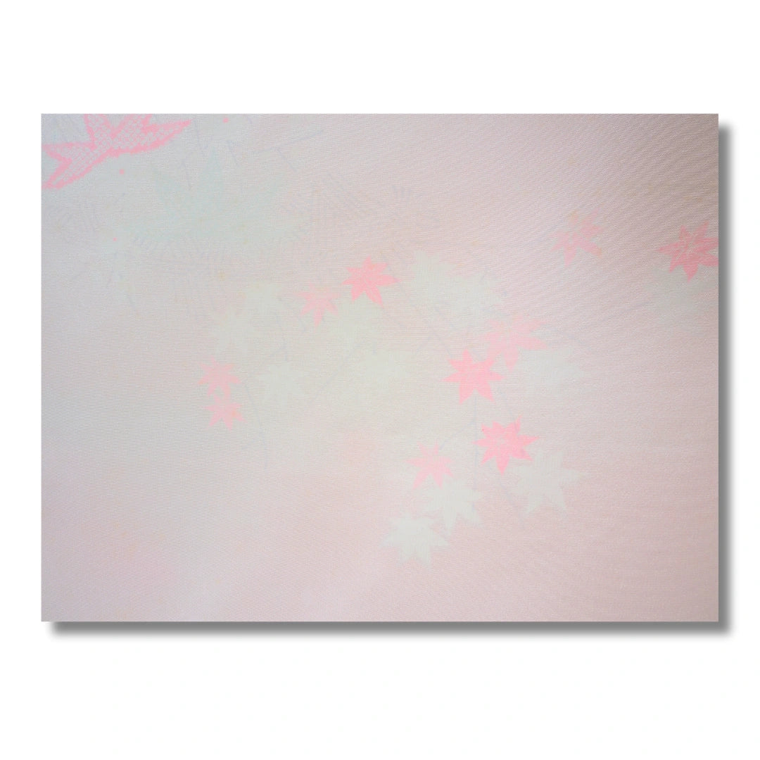 Vintage Damen Fursiode-Juban Rosa mit Blumen