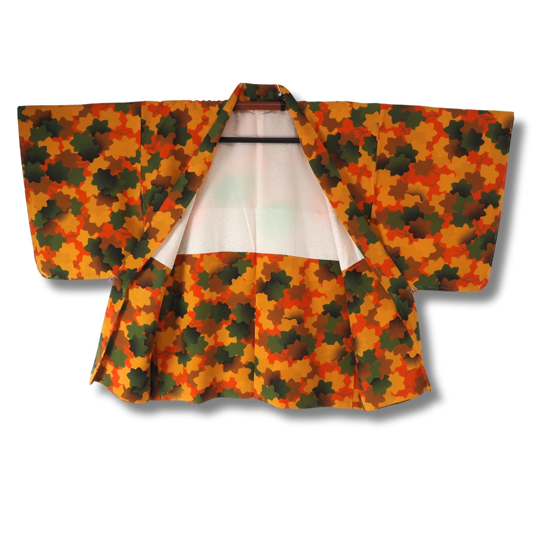 Vintage Damen Haori mit Ahornblättern
