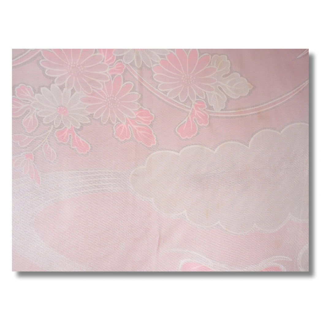 Vintage Damen Haori pink mit Streifen