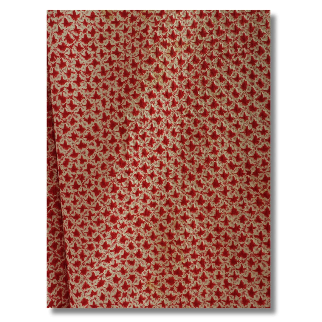 Vintage Damen Haori rot Shibori