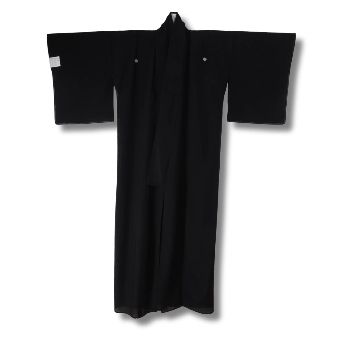 Ungetragener Sommer Mofuku Kimono mit 5 Kamon Gr. L