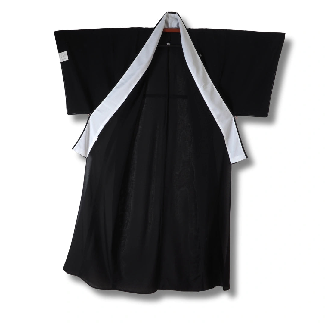 Ungetragener Sommer Mofuku Kimono mit 5 Kamon Gr. L