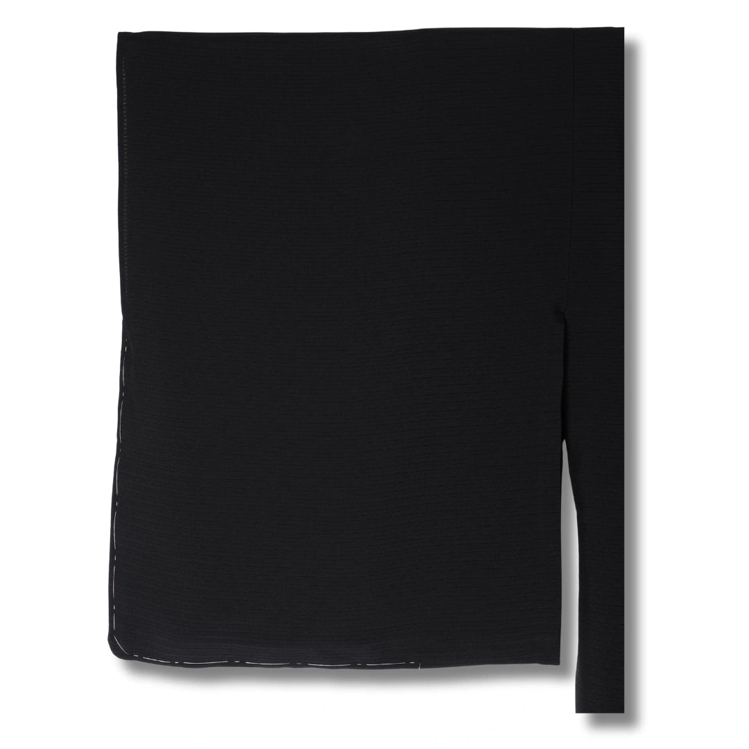 Vintage Sommer Mofuku (Ro-Mofuku) Kimono Schwarz
