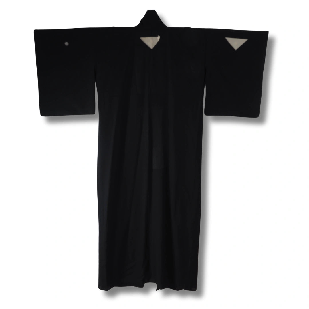 Vintage ungetragenen Sommer Mofuku Kimono schwarz