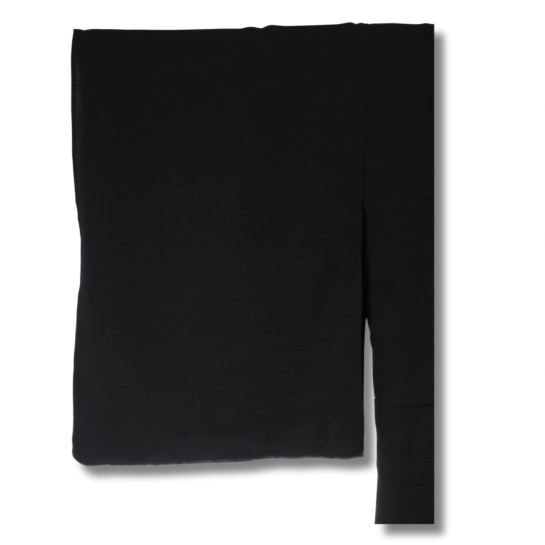 Vintage Sommer Mofuku Kimono für Damen Schwarz