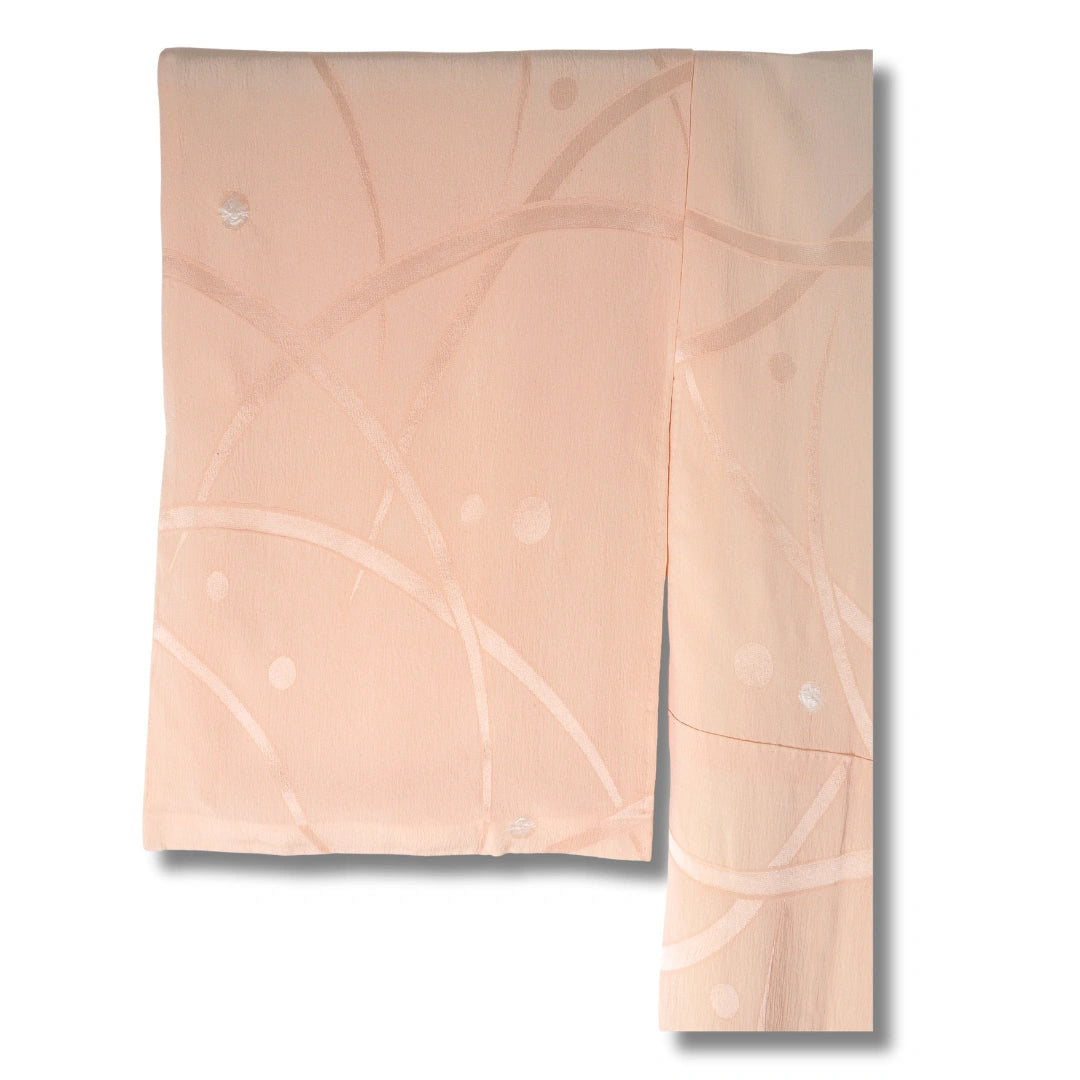 Vintage Damen Naga-Juban Apricot mit feinen Streifen