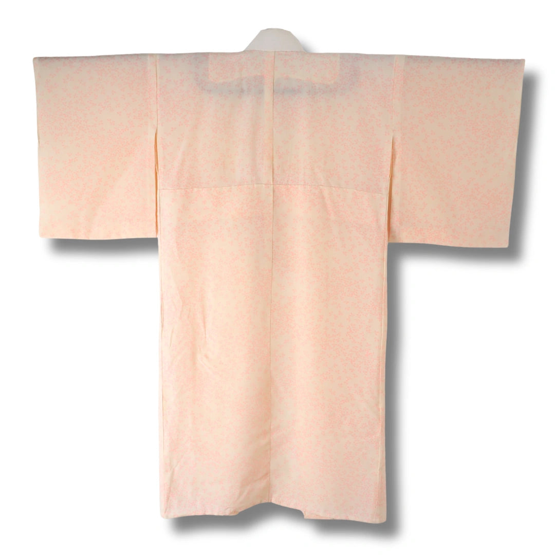 Vintage Damen Naga-Juban apricot mit Blütenmuster