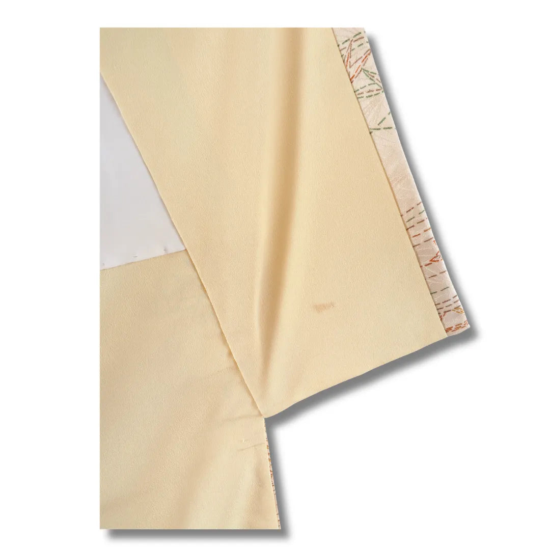 Innenstoff Kimono Detailaufnahme mit Naht