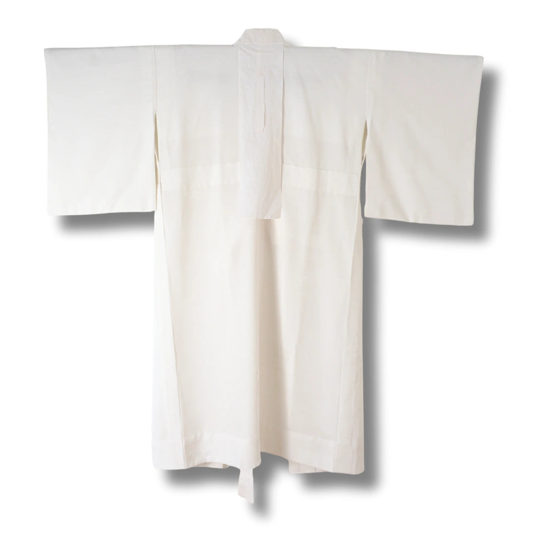 Vinintage Damen Naga Juban creme einfarbig