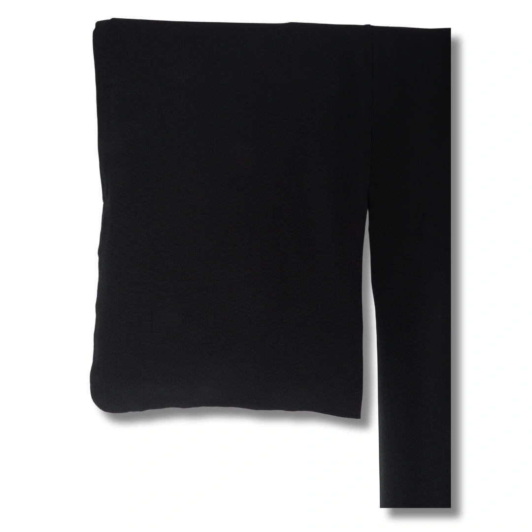 Vintage Damen Mofuku Kimono Schwarz
