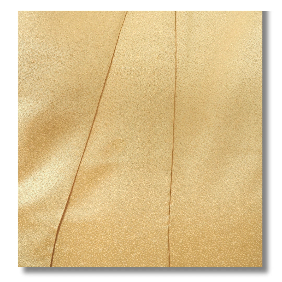 Vintage Damen Kimono gold Blätter