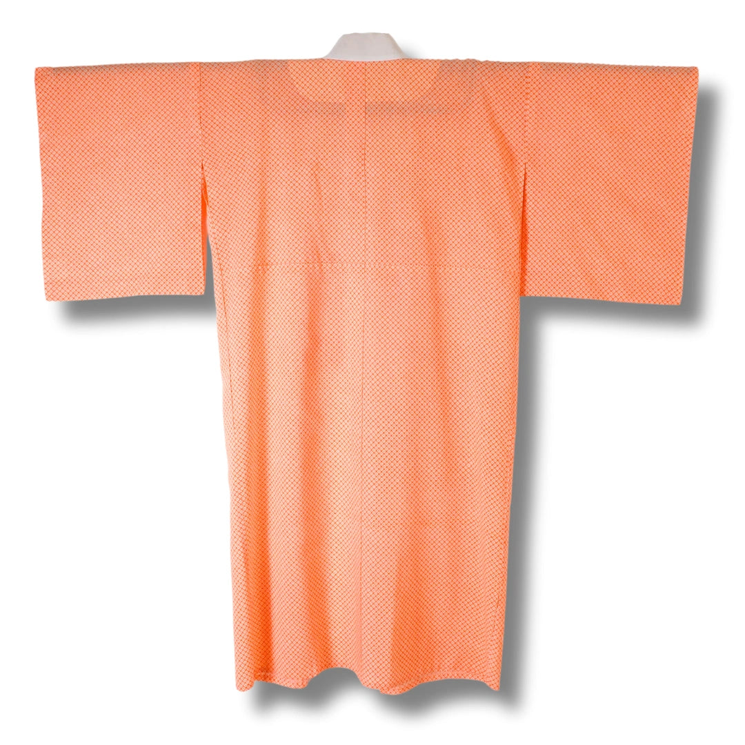 Vintage Damen Naga Juban apricot mit Muster