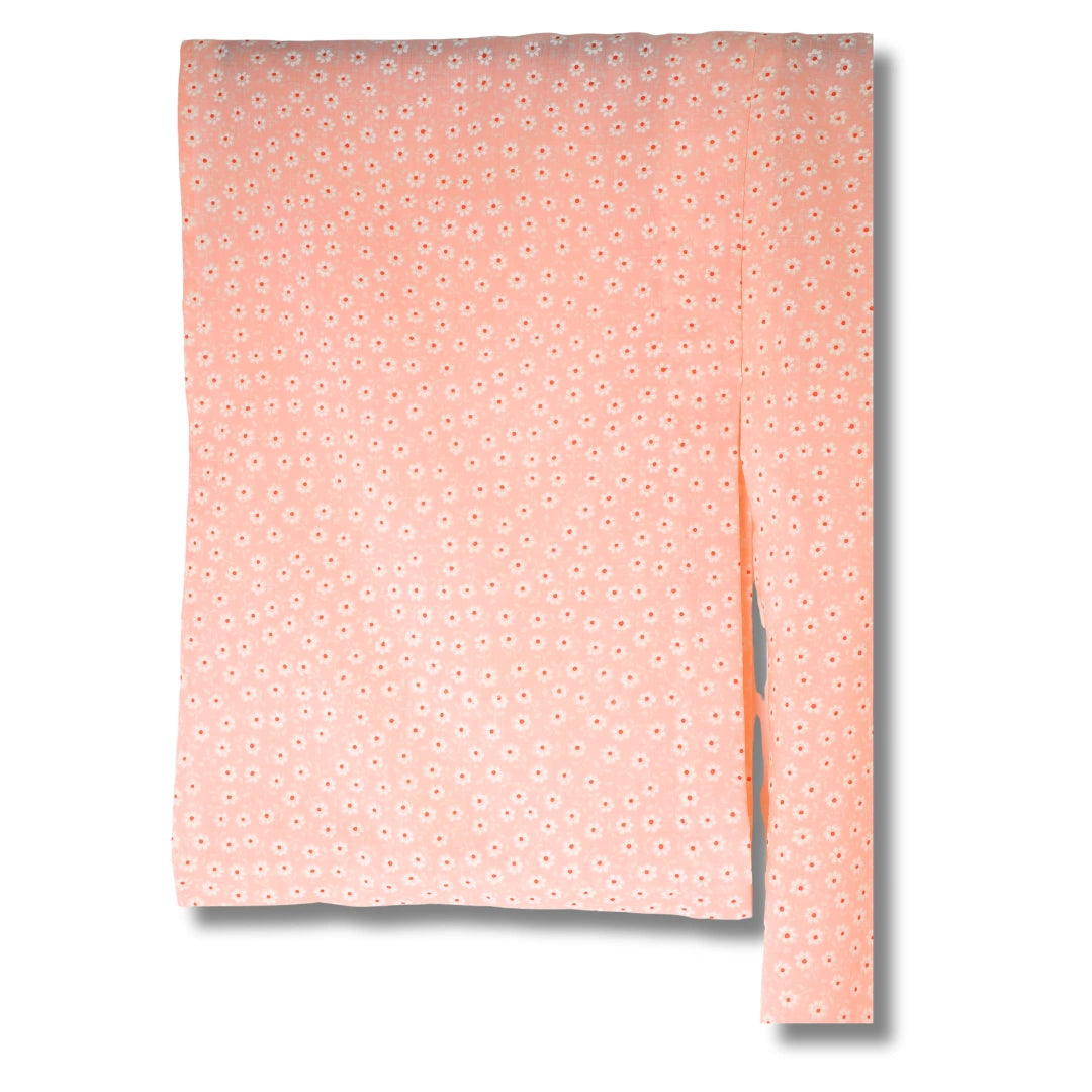 Vintage Damen Naga-Juban – Apricot mit Blumenmuster