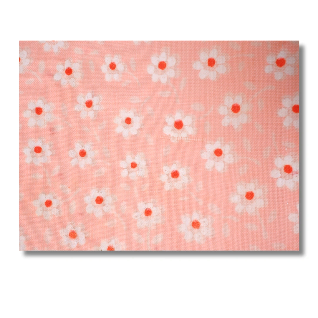 Vintage Damen Naga-Juban – Apricot mit Blumenmuster