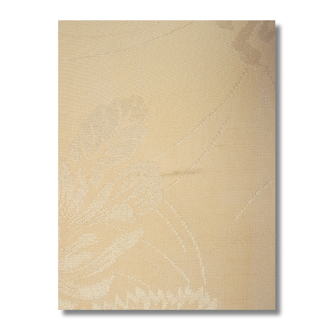 Vintage Damen-Juban in Hellgold mit Blumenmuster