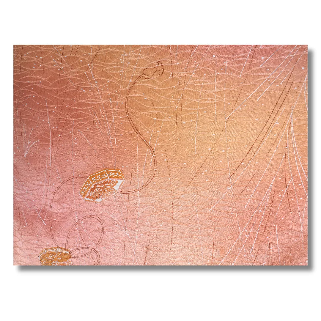 Detailaufnahme Muschelmotiv und Farbverlauf