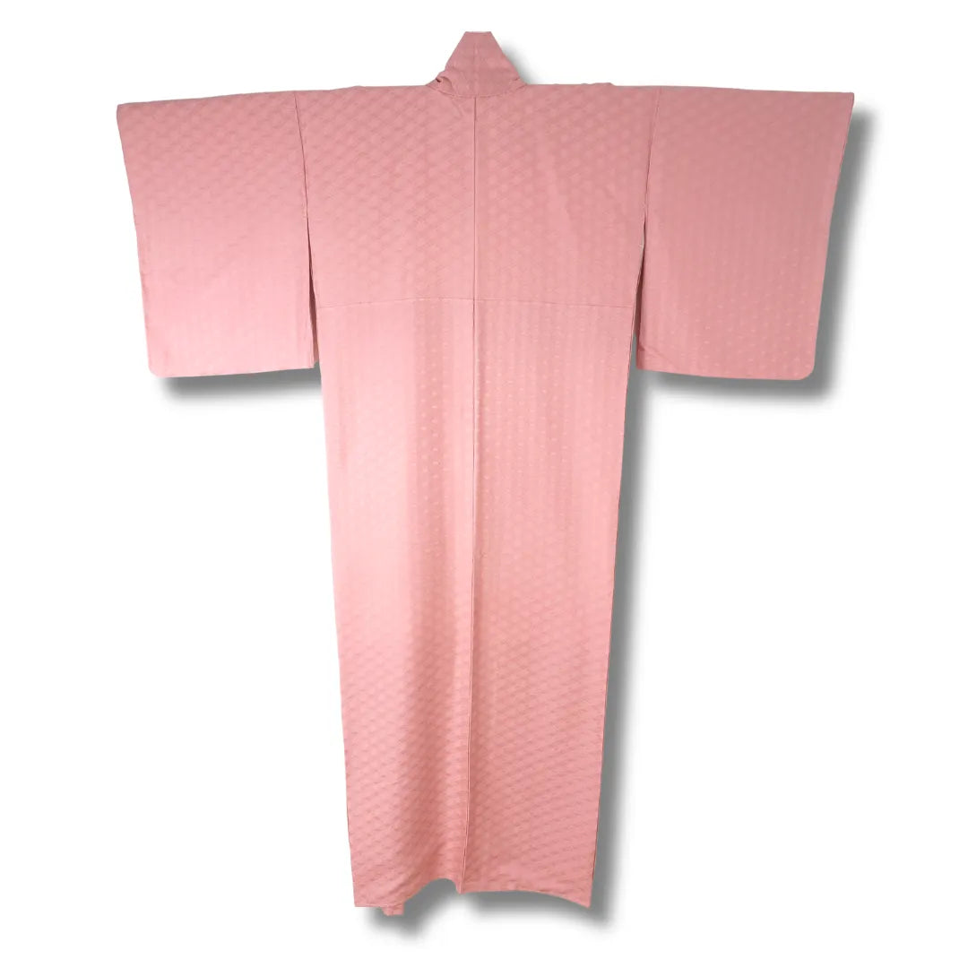 Rückansicht Kimono in pfirsichfarbenem Ton