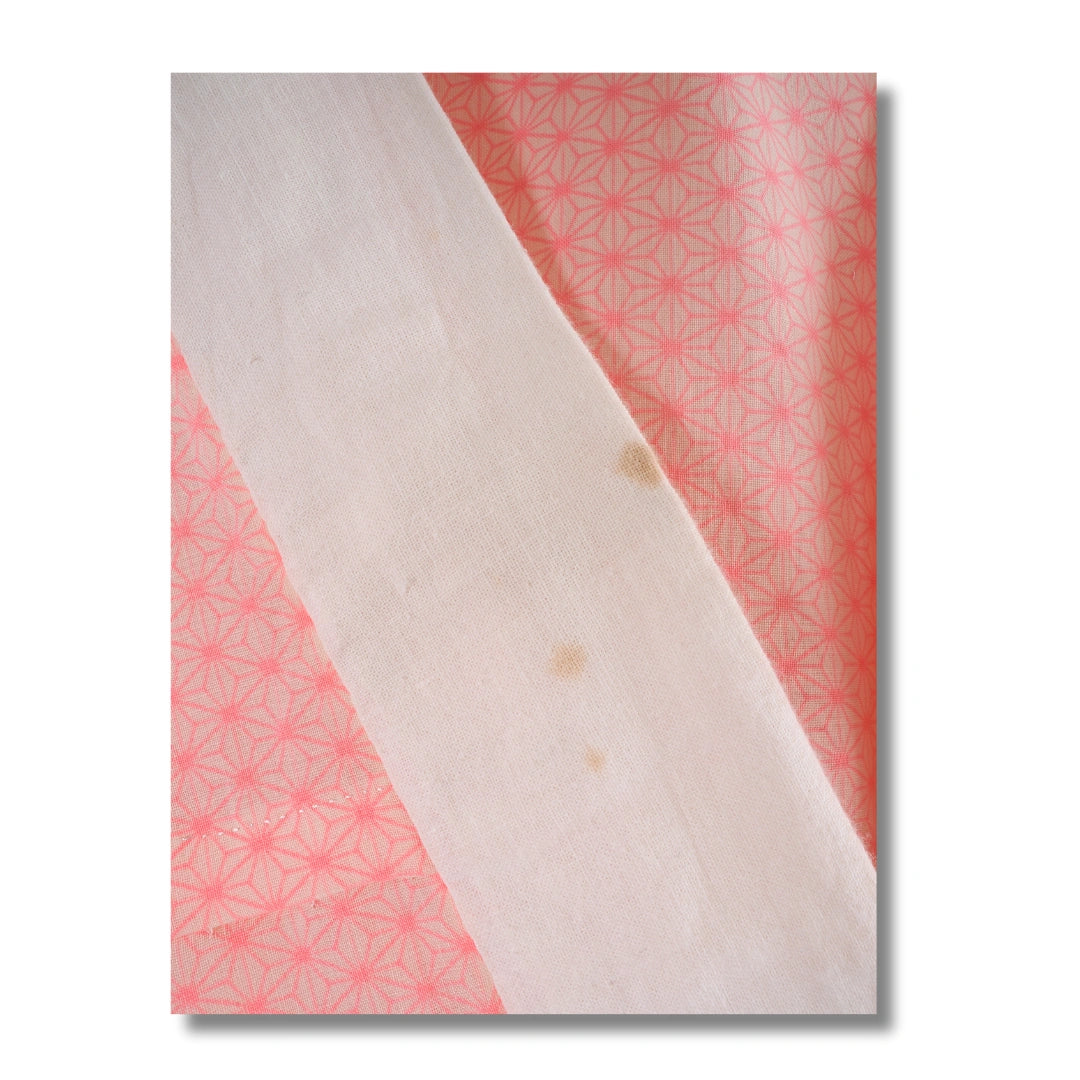 Vintage Damen Juban Rosa mit Asanoha-Muster
