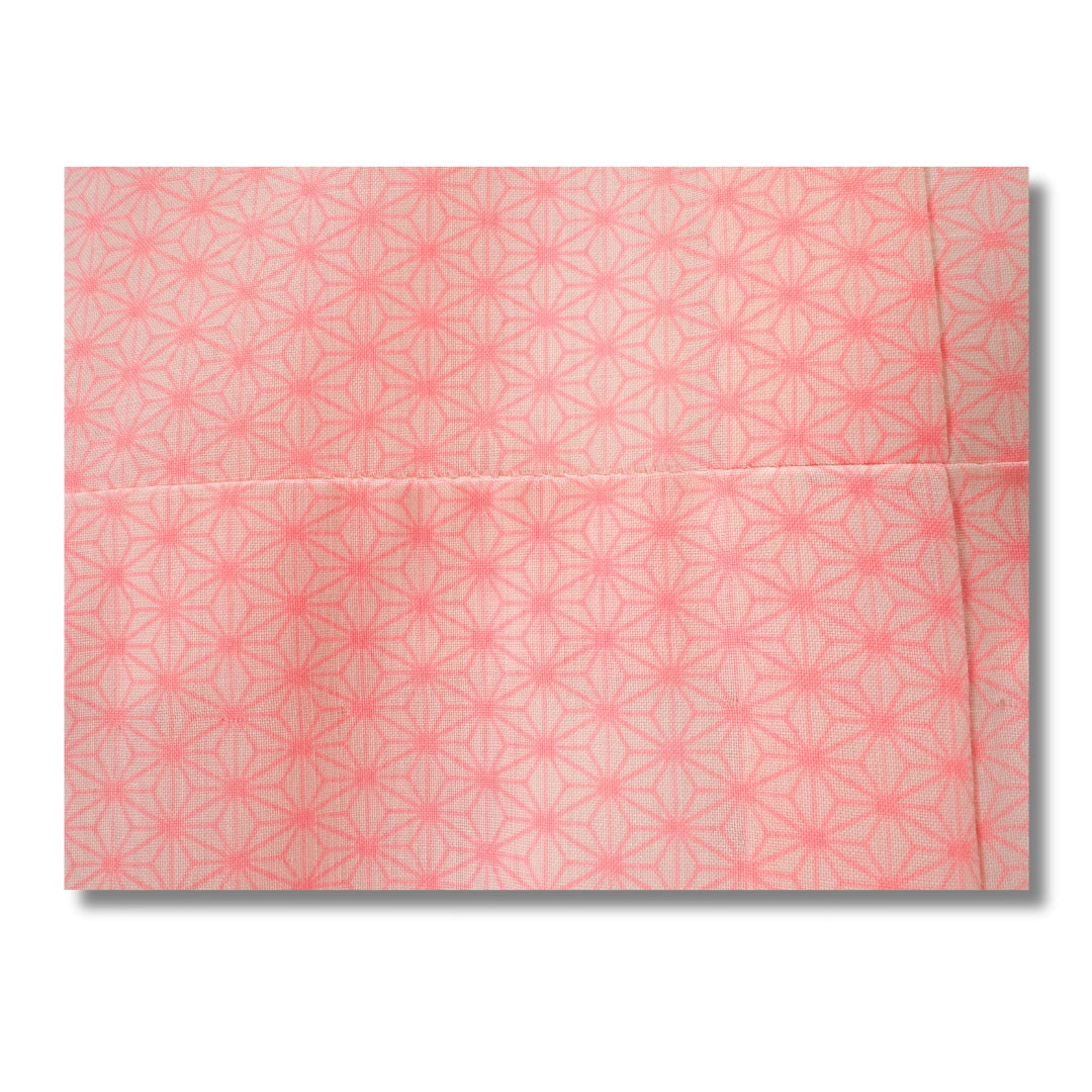Vintage Damen Juban Rosa mit Asanoha-Muster
