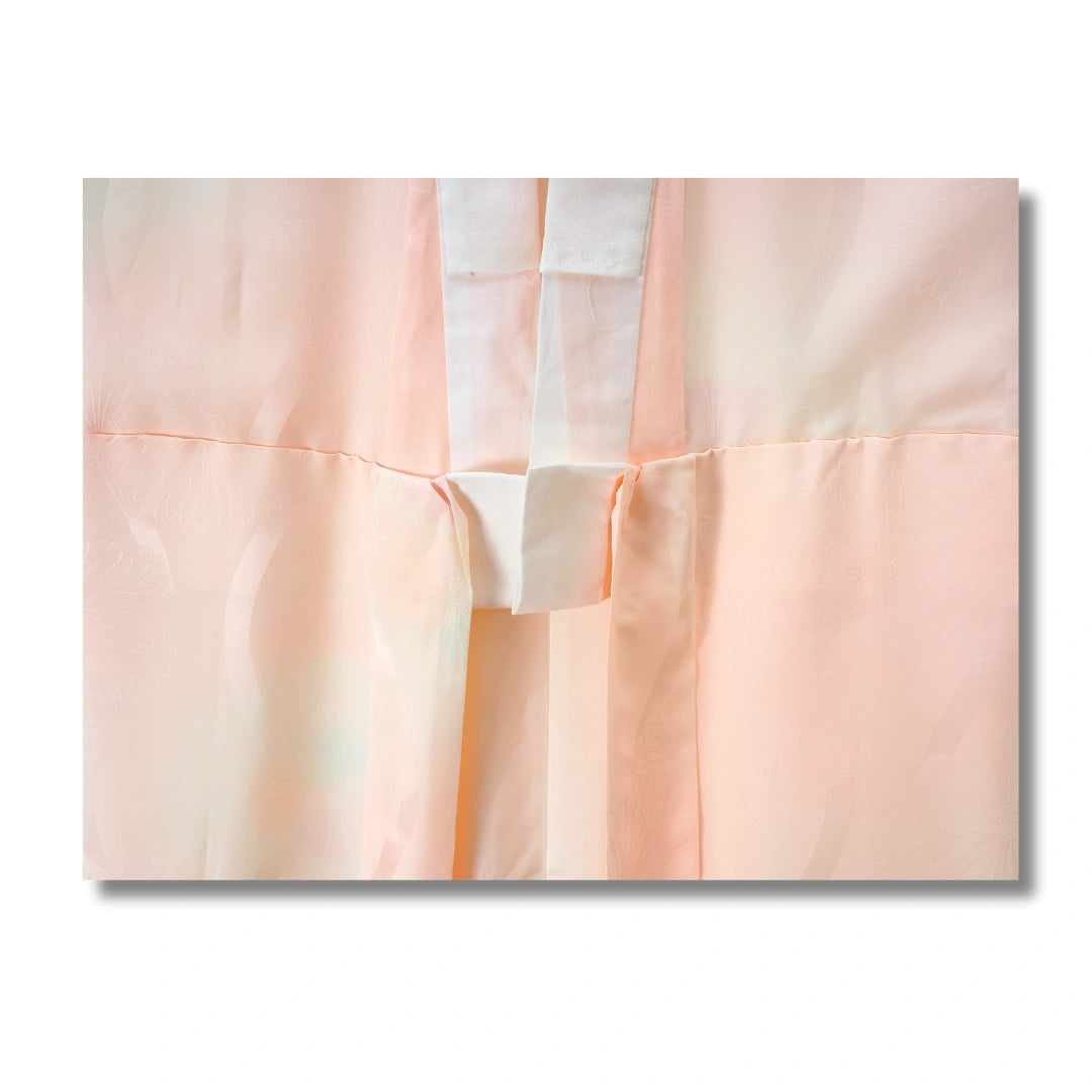 Vintage Damen Naga Juban Pastell mit Blumen