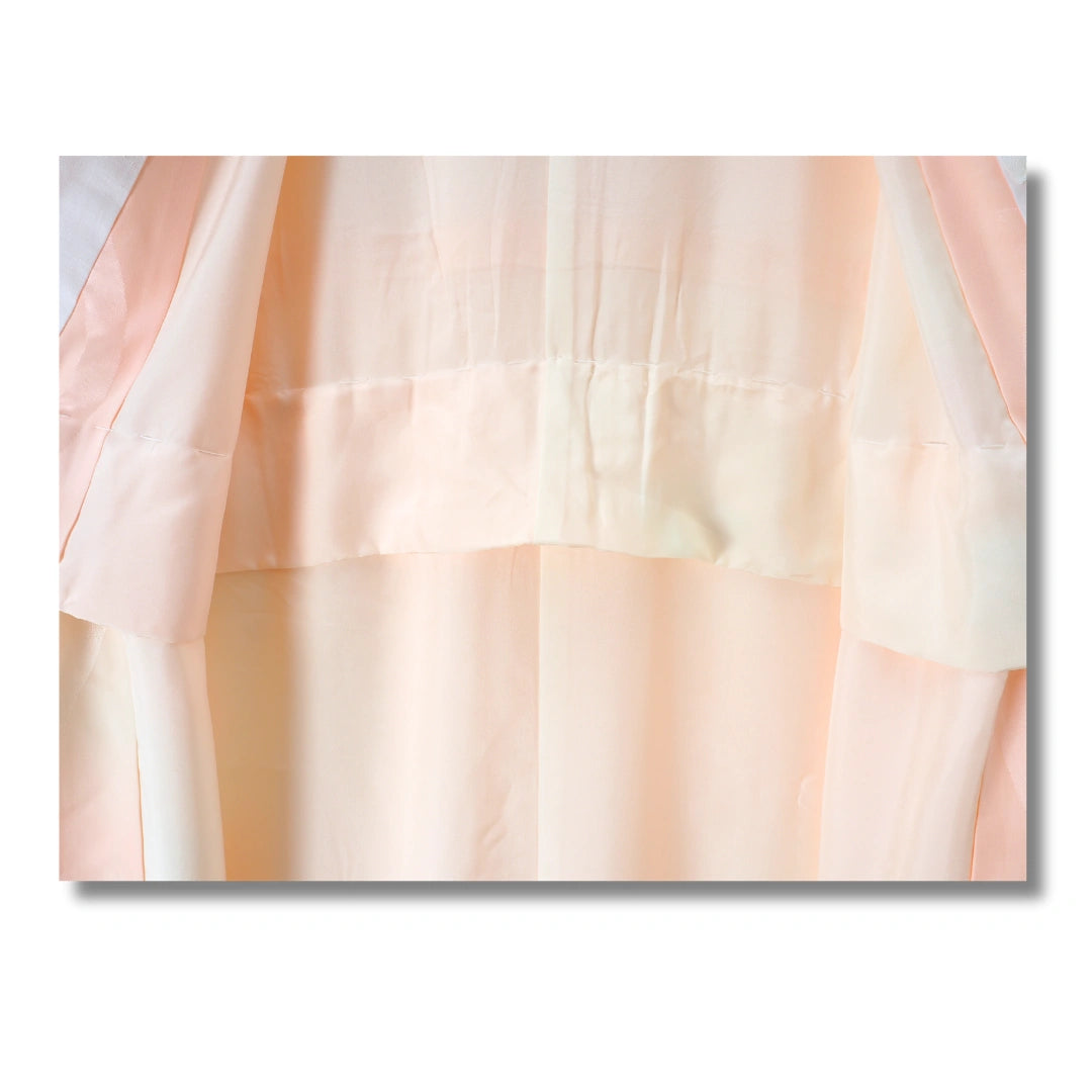 Vintage Damen Naga Juban Pastell mit Blumen