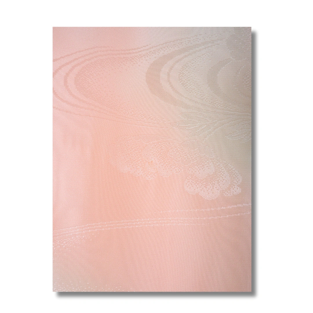 Vintage Damen Naga Juban rosa mit Pastell-Blüten