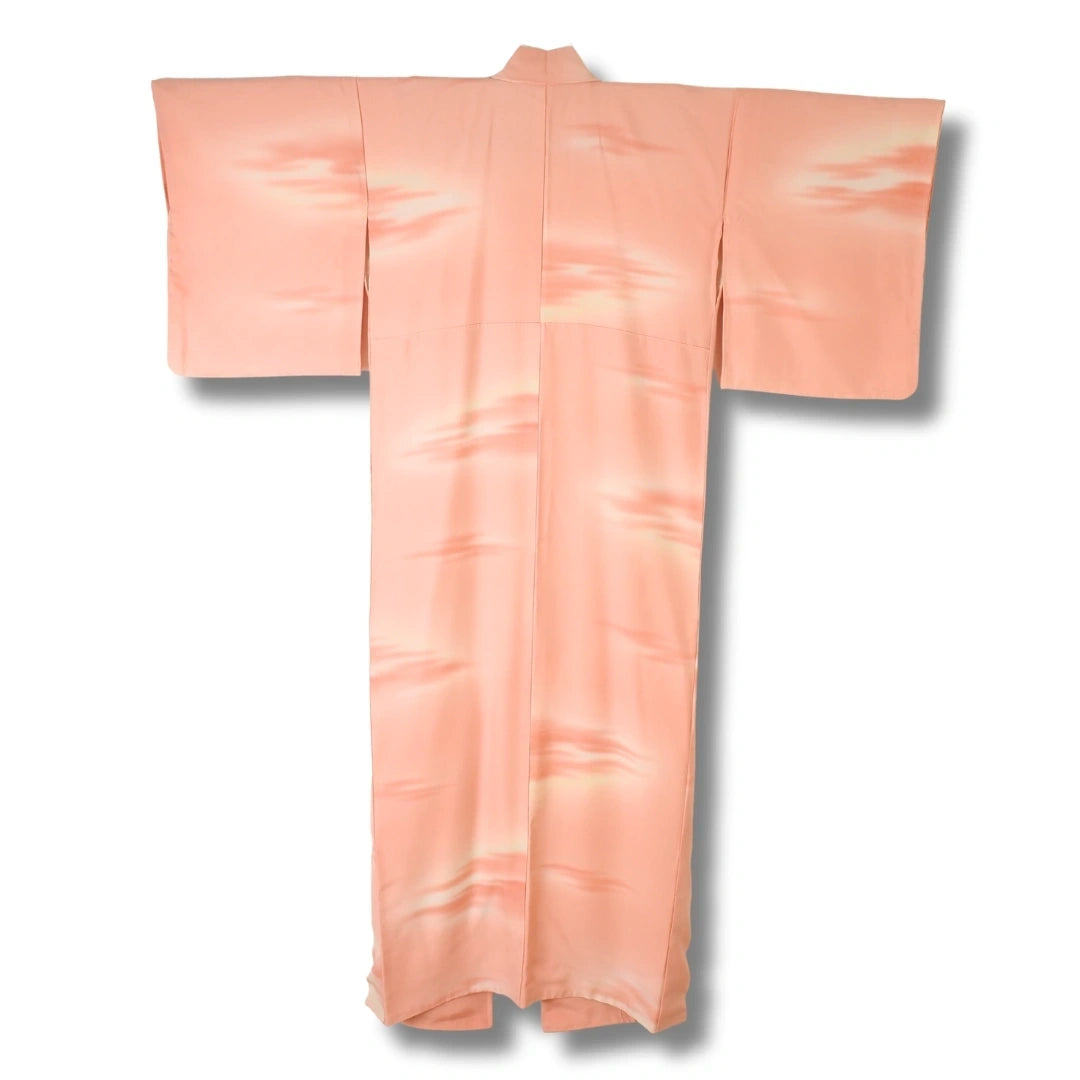 Vintage Damen Komon Kimono in Rosa