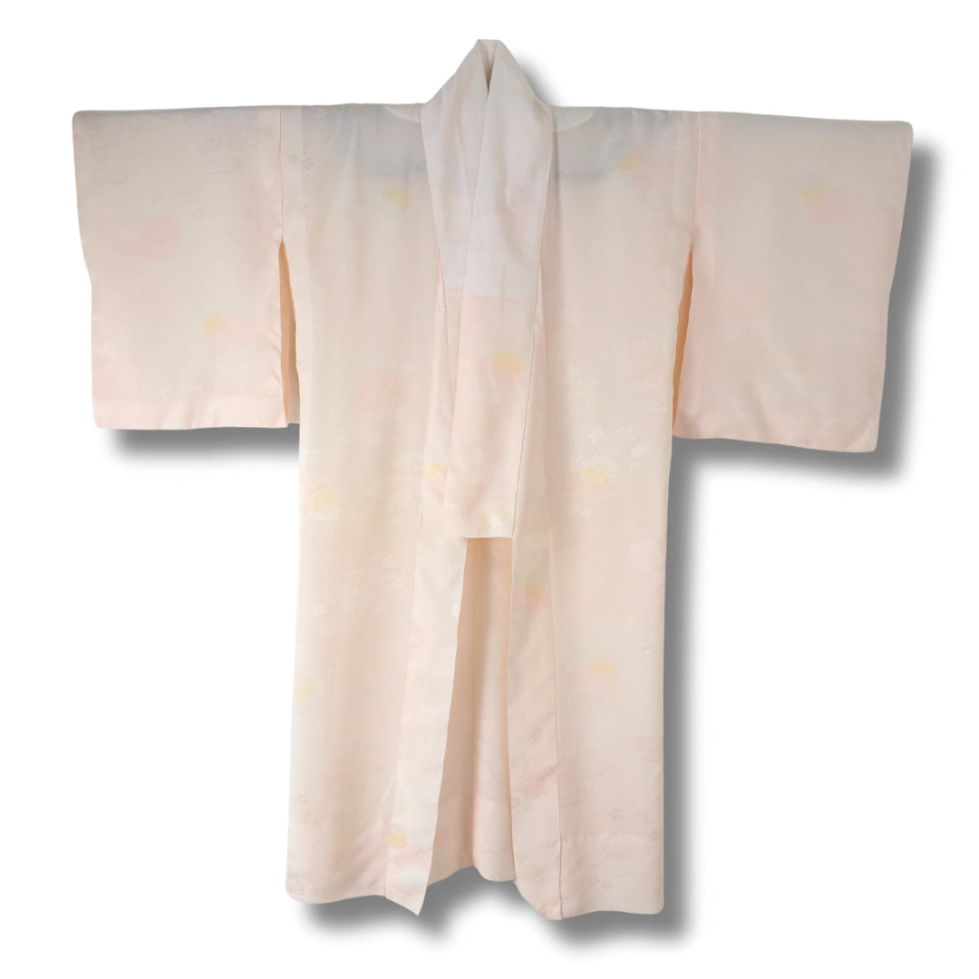 Vintage Damen Naga-Juban rose mit Blumen