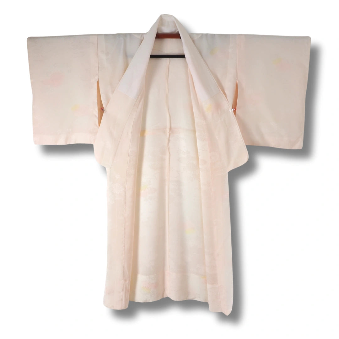 Vintage Damen Naga-Juban rose mit Blumen