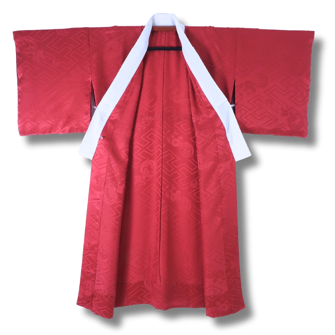 Vintage Damen Naga Juban rot