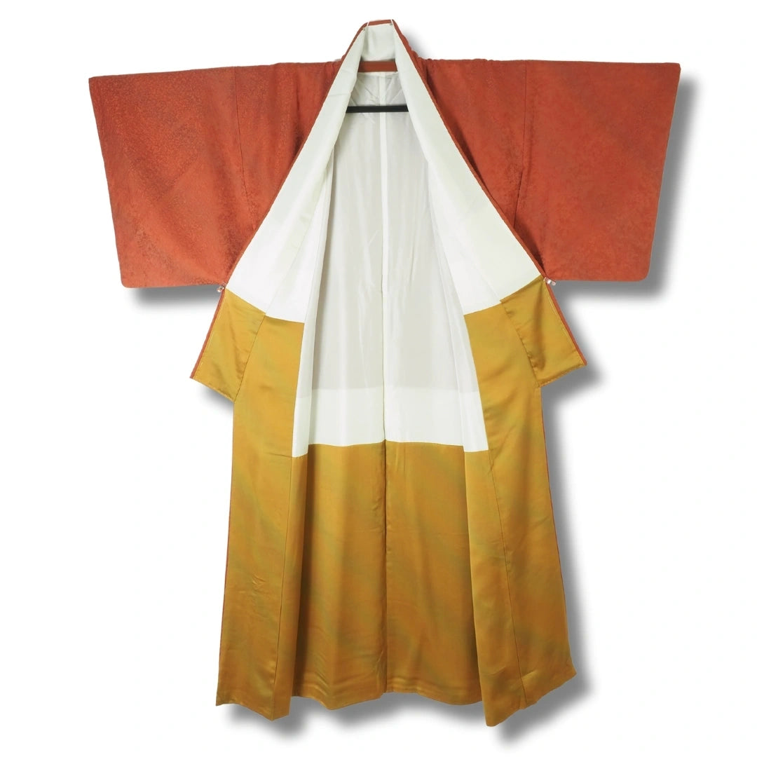 Vintage Iromuji Damen Kimono Rot mit Stempel
