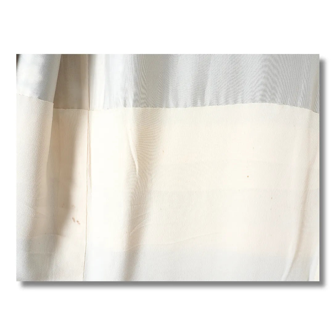 Detailaufnahme Saum mit Farbverlauf