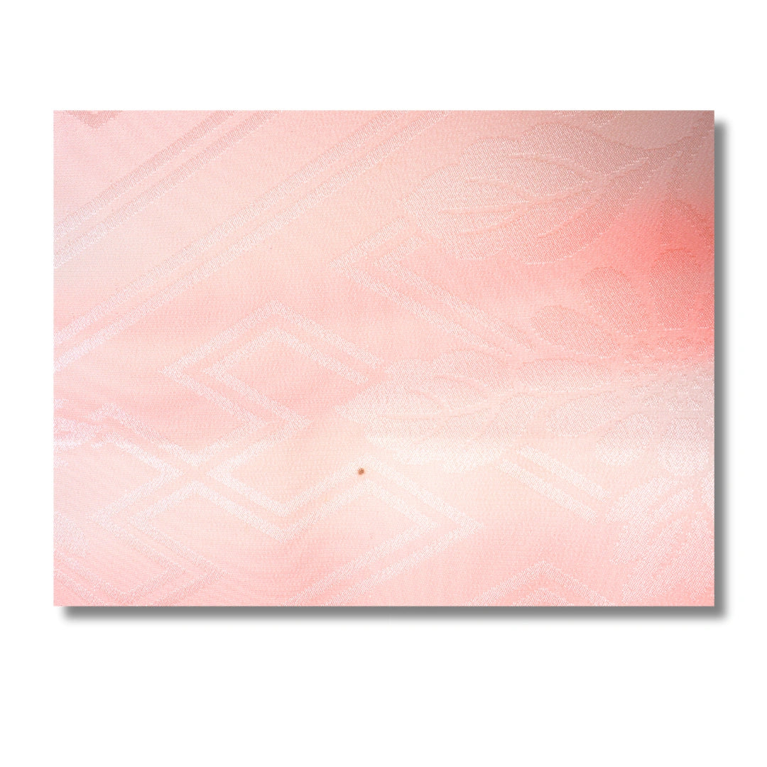 Vintage Damen Naga Juban rosa mit Muster gestreift