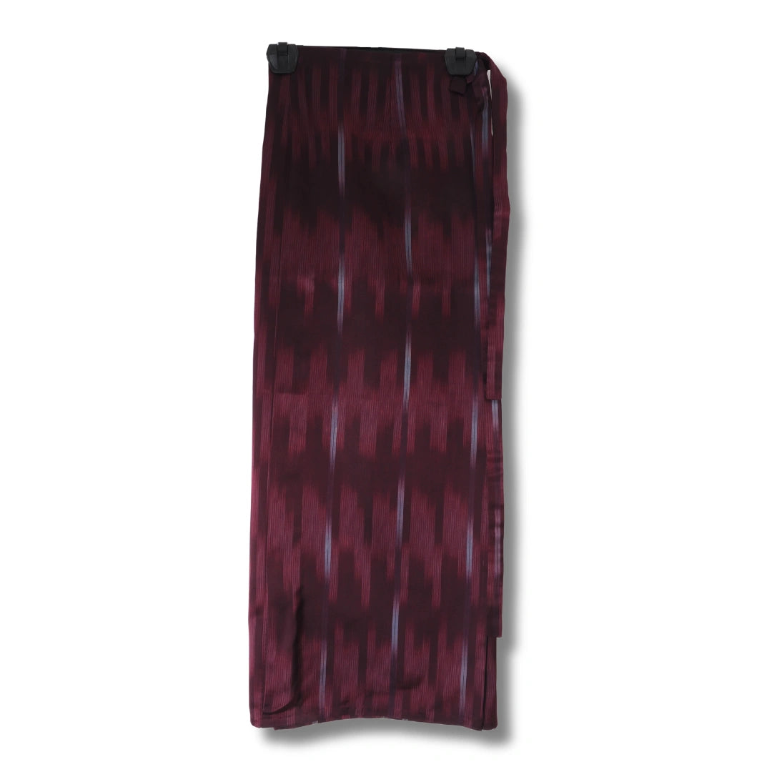 Vintage Wickelrock lila mit Streifen