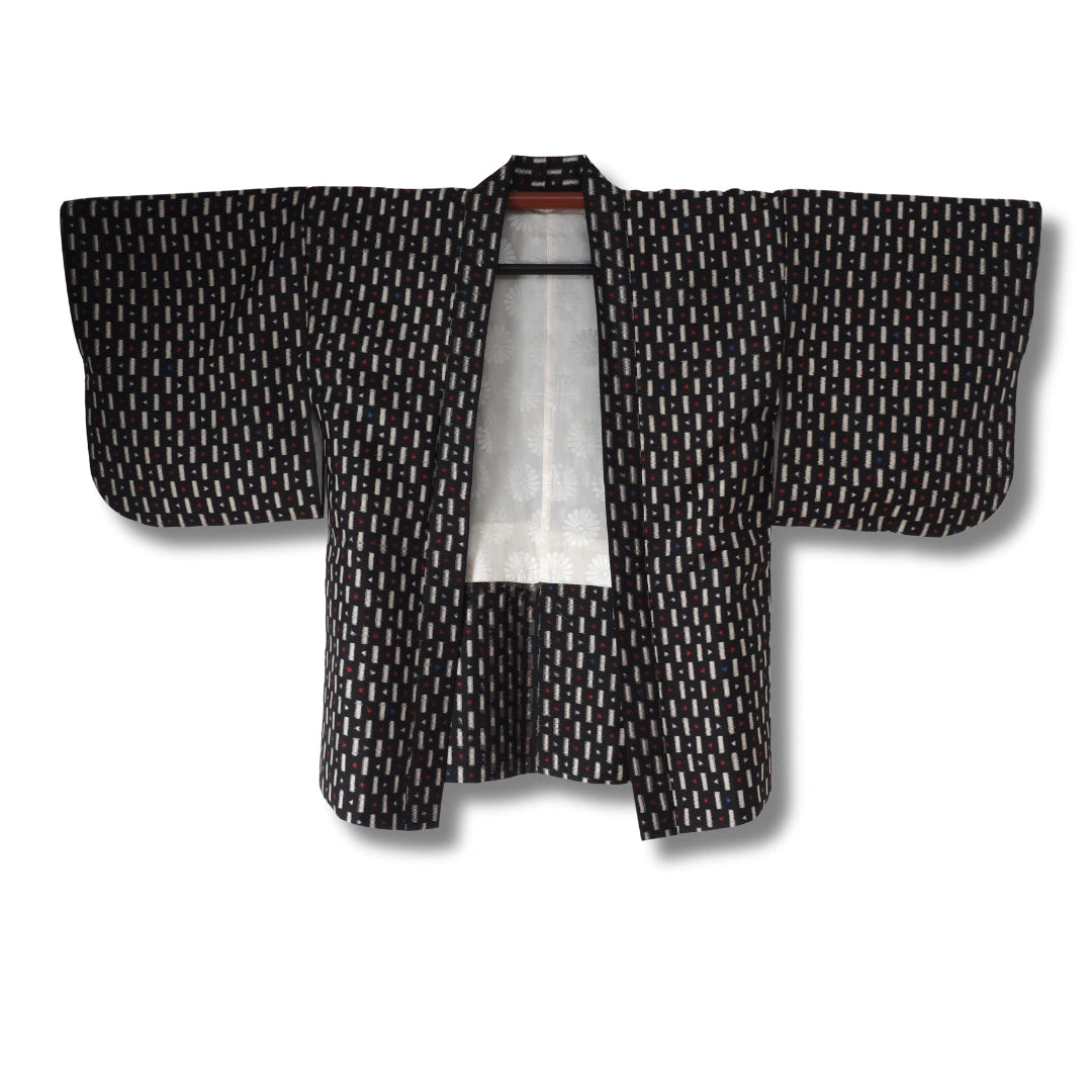 Vintage Damen Ensemble (Kimono & Haori) inkl. Haori Himo