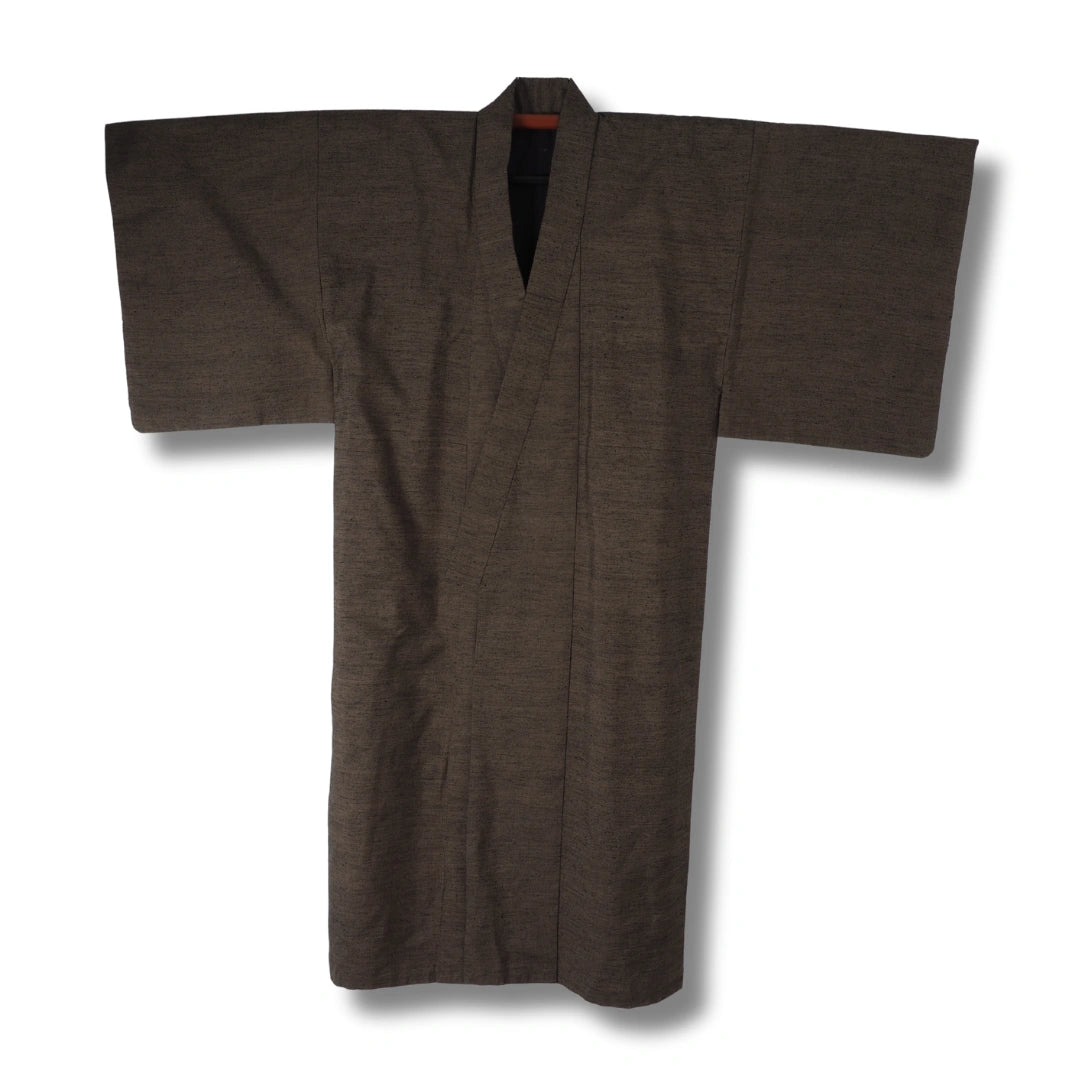 Vintage Herren Ensemble (Kimono & Haori) Braun