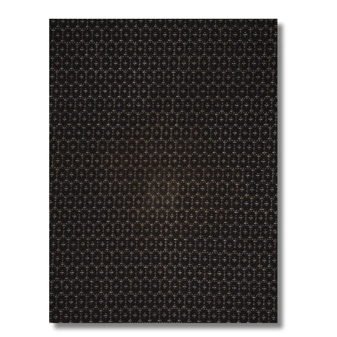 Detail Stoffstruktur fein gemustert braun mit Fleck