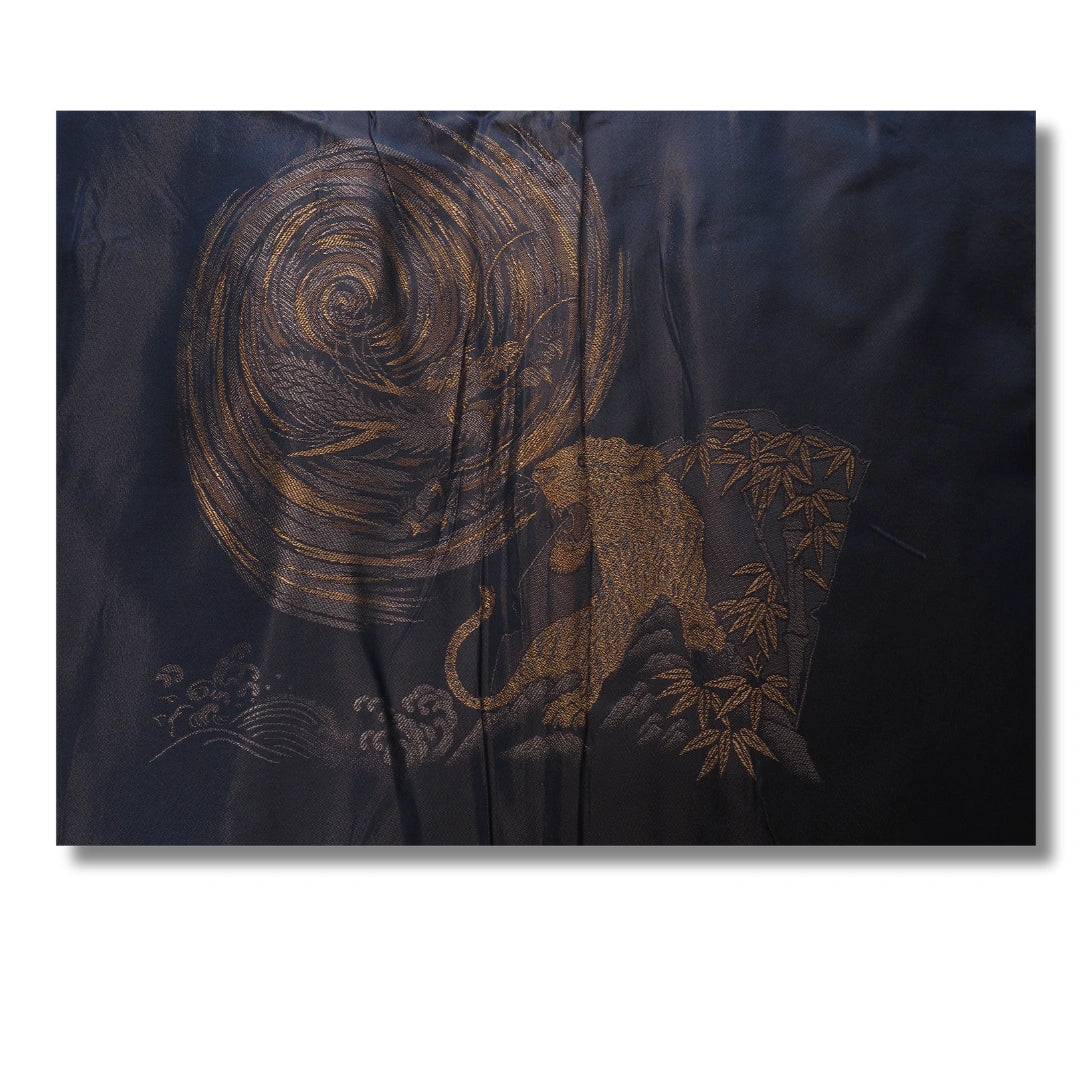 Vintage Herren Haori Dunkelblau mit Tiger