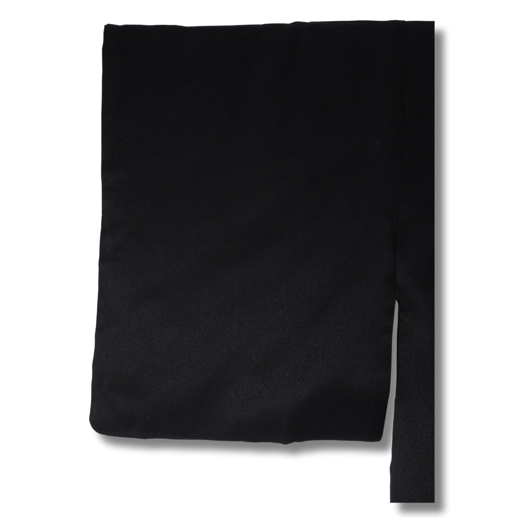 Vintage Damen Haori schwarz mit Stickerei + Haori Himo