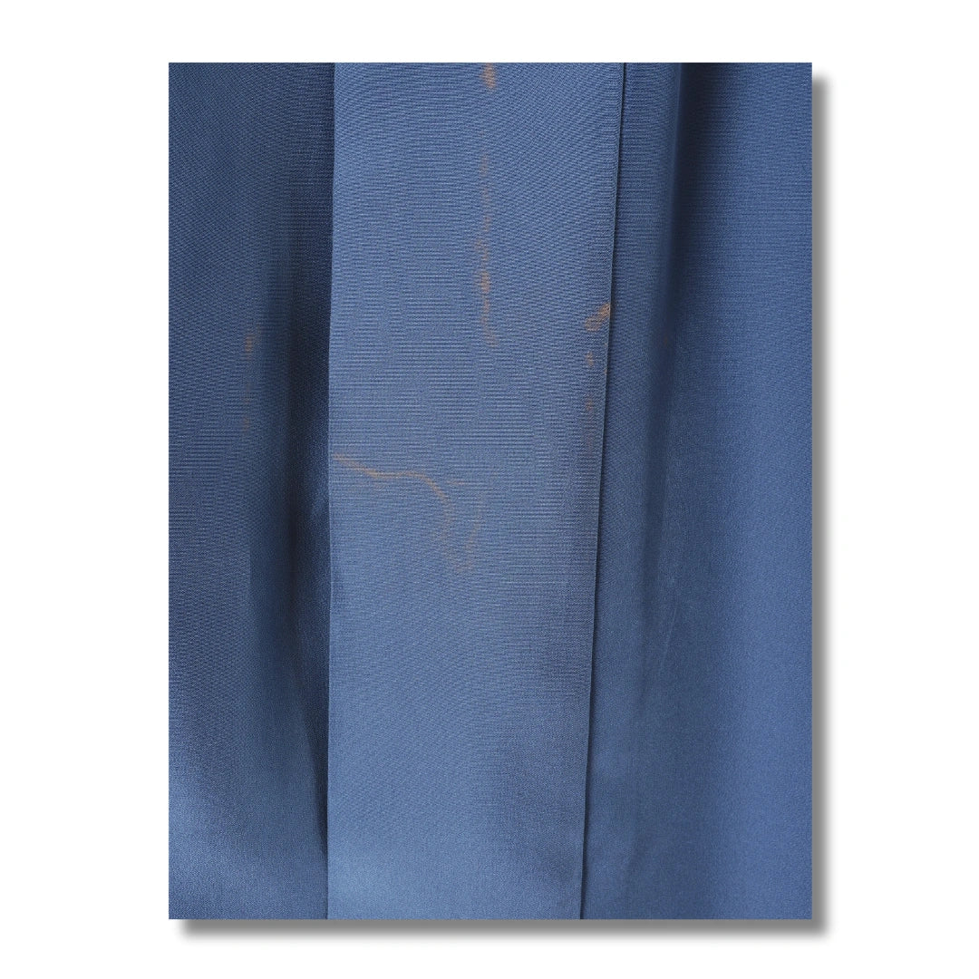Vintage Herren Juban Hellblau mit Landschaftsmotiv