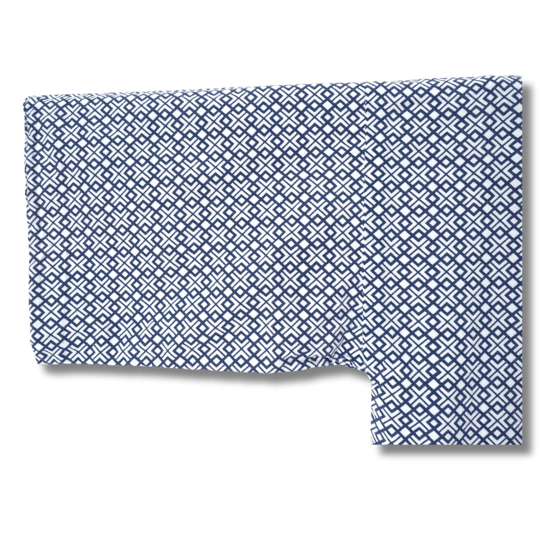 Vintage Nemaki Yukata Blau-Weiß Baumwolle