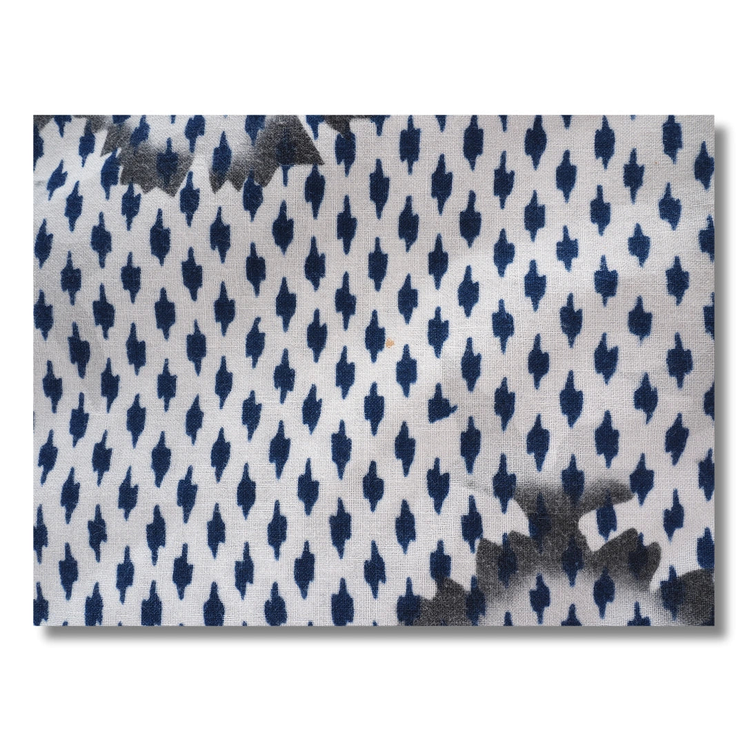 Vintage Herren Yukata Blau-Weiß