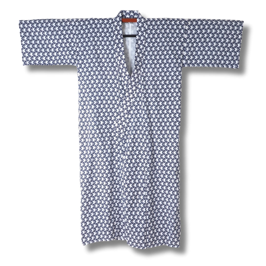 Vintage Nemaki Weiß-Blau mit Zacken