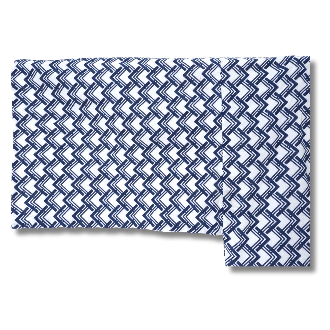 Vintage Nemaki Weiß-Blau mit Zacken