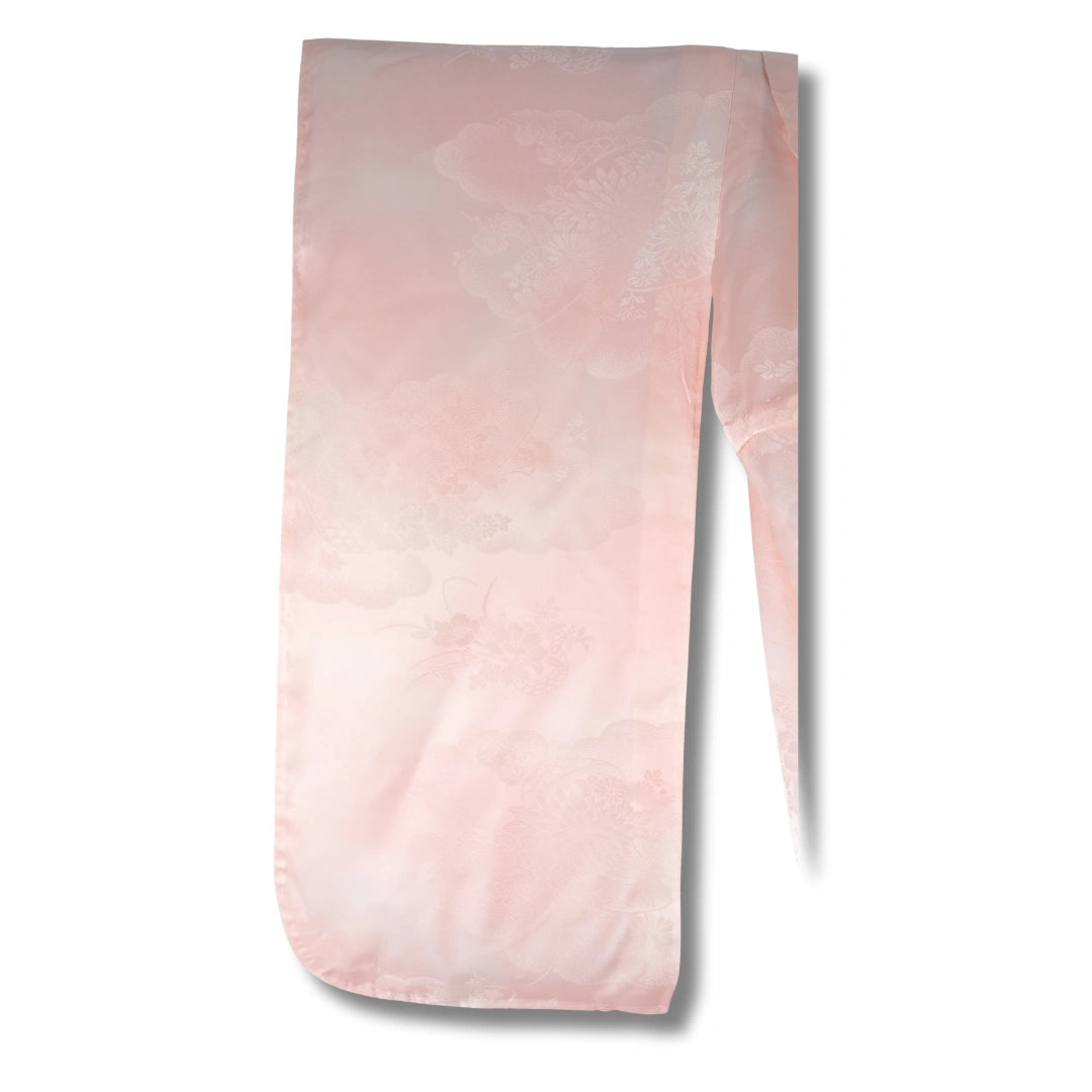 Vintage Kinder-Juban Rosa mit Blumenmuster (Größe 110–122)